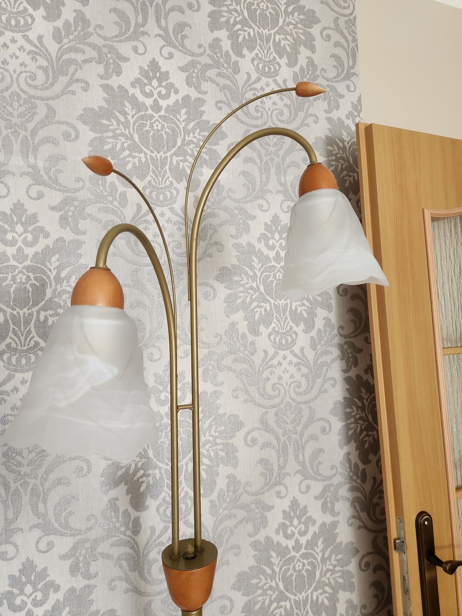 Piękny i klimatyczny zestaw lampa+kinkiet