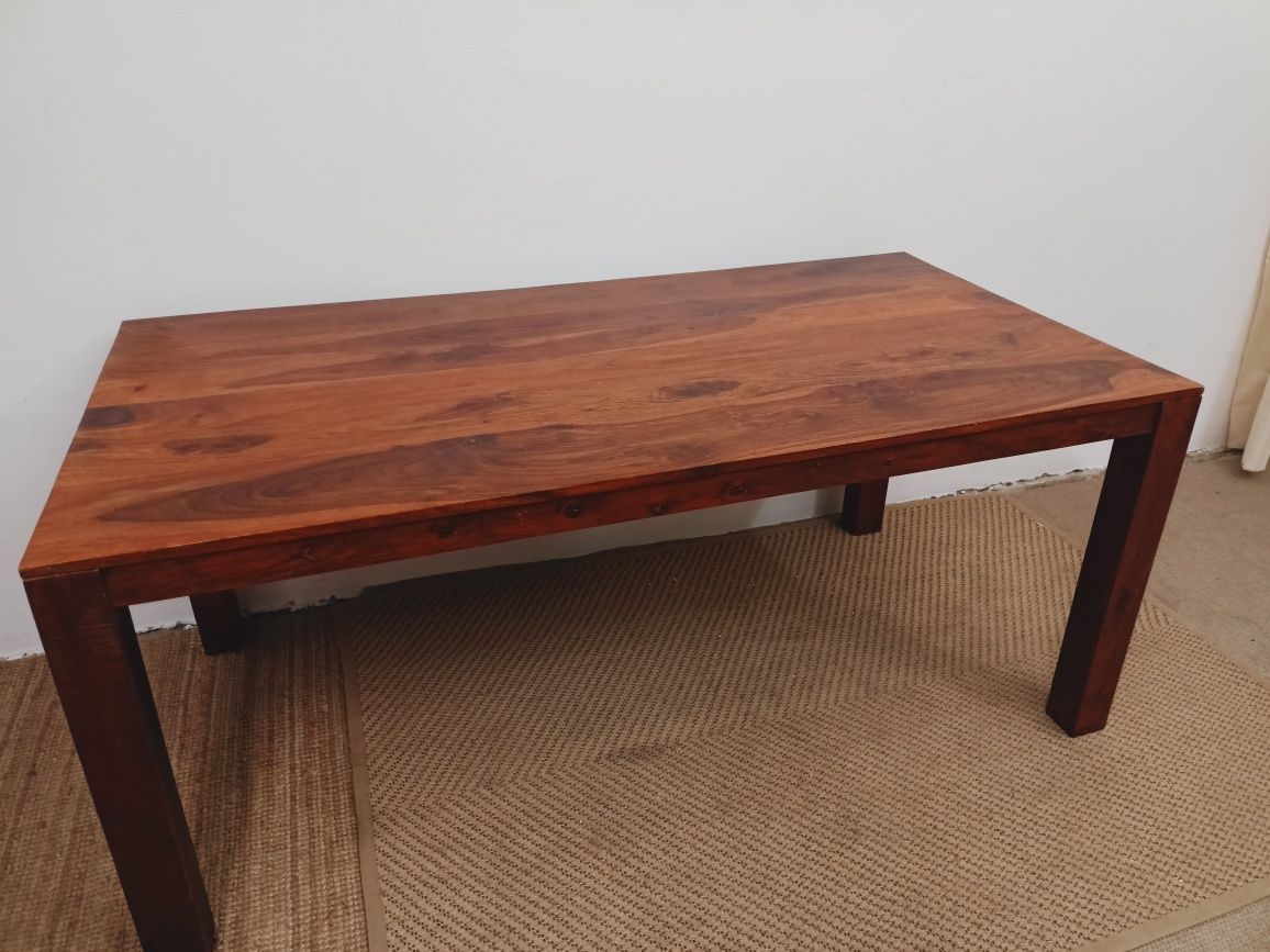 Piękny stół z litego drewna tekowego 175/90cm.