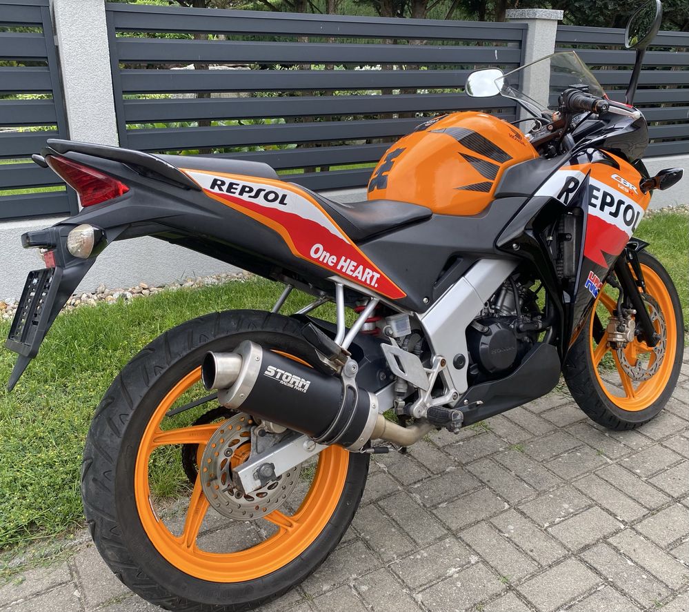 Honda CBR 125 Repsol wtrysk niski przebieg ( gpr, yzf, rs4, duke)