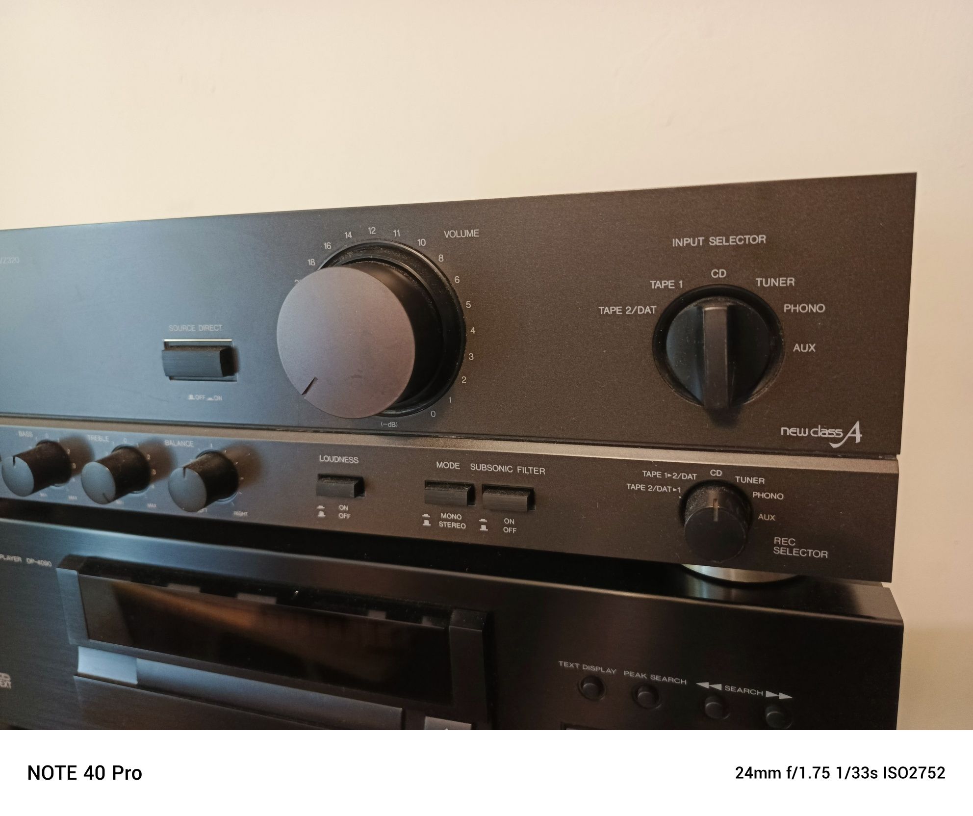 Technics wzmacniacz.