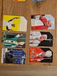 Karty telefoniczne - papież