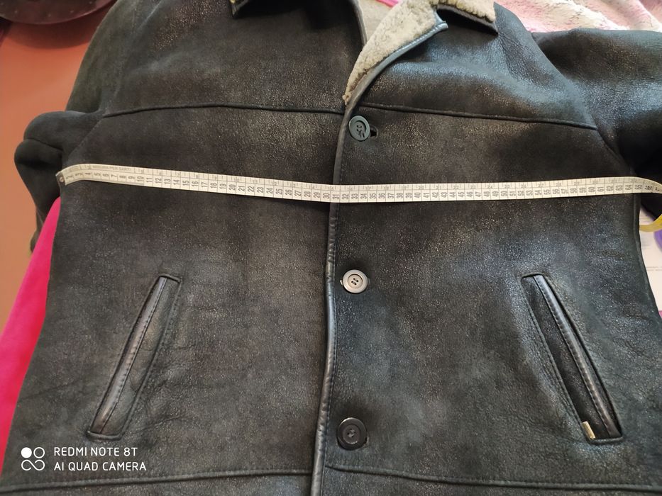 Дубленка мужская XXXXL , натуральная,одета 2 раза