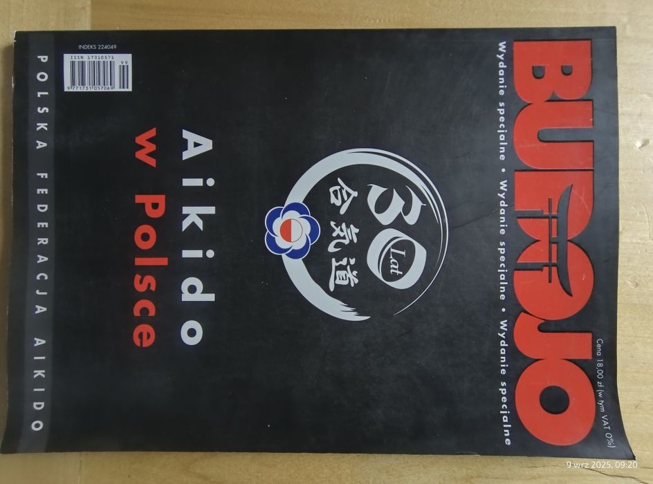 Magazyn Budojo wydanie 30 lat Aikido w Polsce