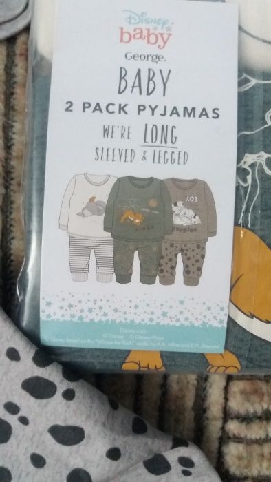 Нові піжамки George для хлопчика на 6-9 місяців