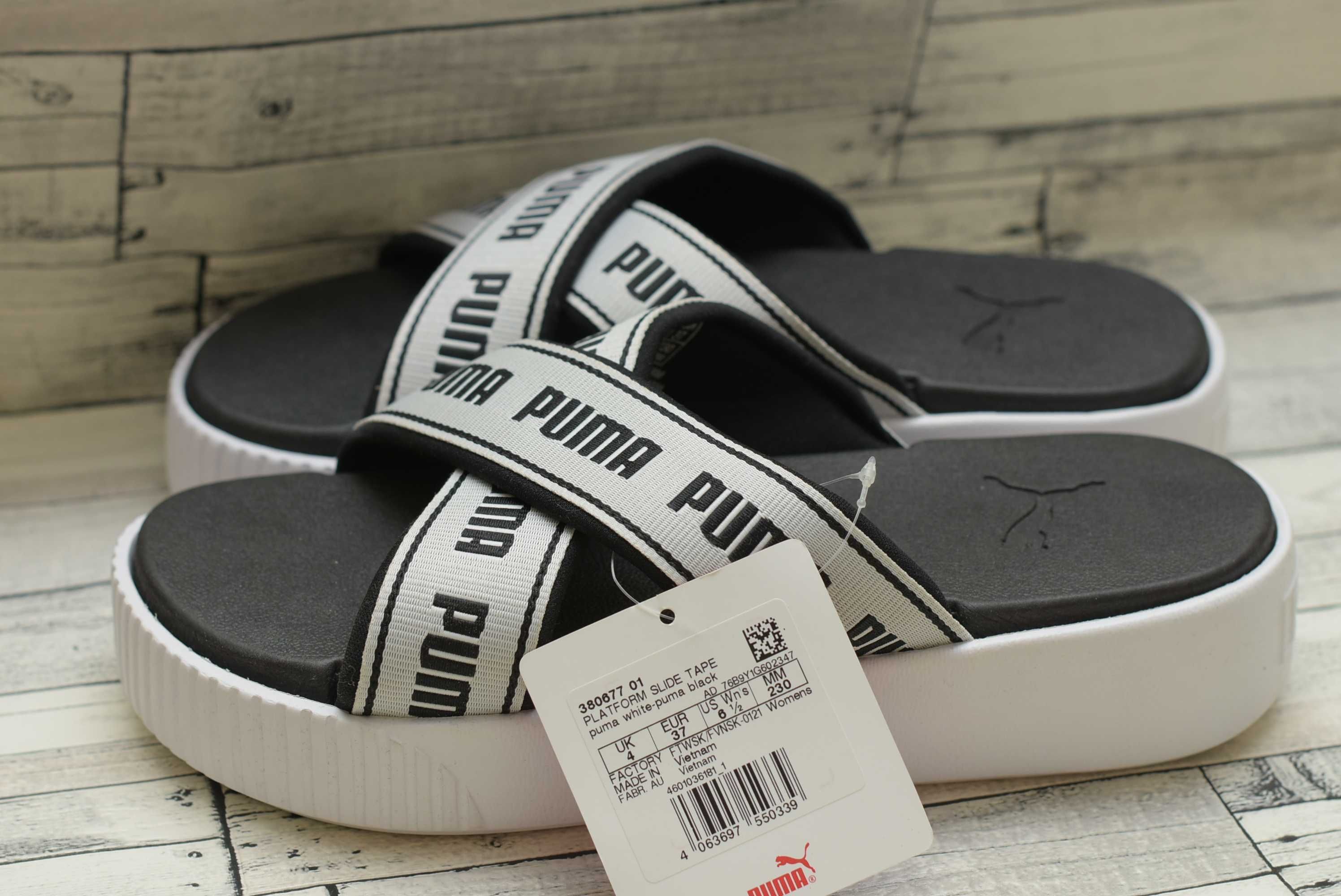 Женские шльопанцы шлепки босоножки Puma Platform Slide Tape оригинал