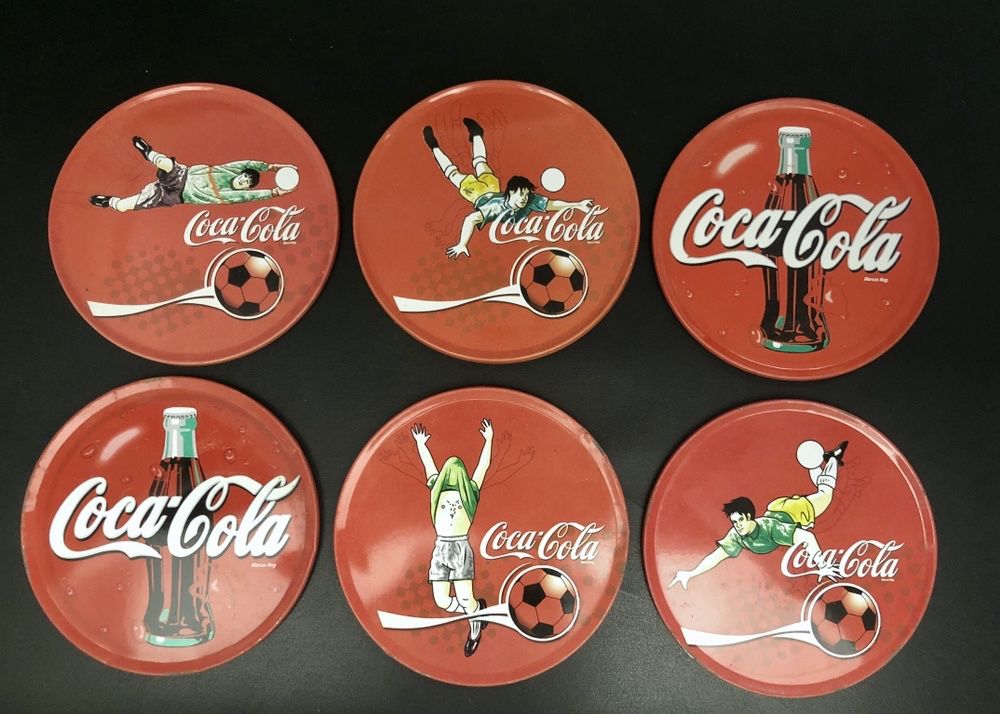 6 Suportes para Copos Coca-Cola