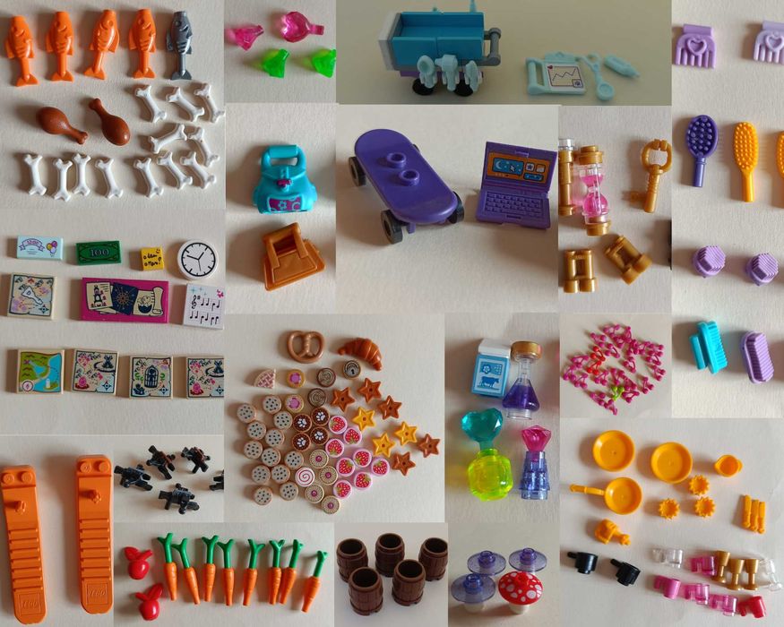 Dodatki i akcesoria do LEGO – mix ponad 200 różnych elementów