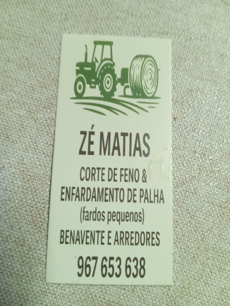 Faço corte de feno e enfardamento, fardos pequenos, preço a combinar