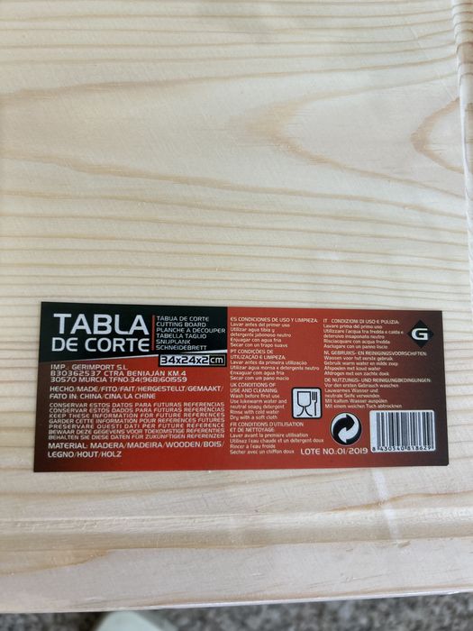 Tábua de madeira nova conjunto ou individual