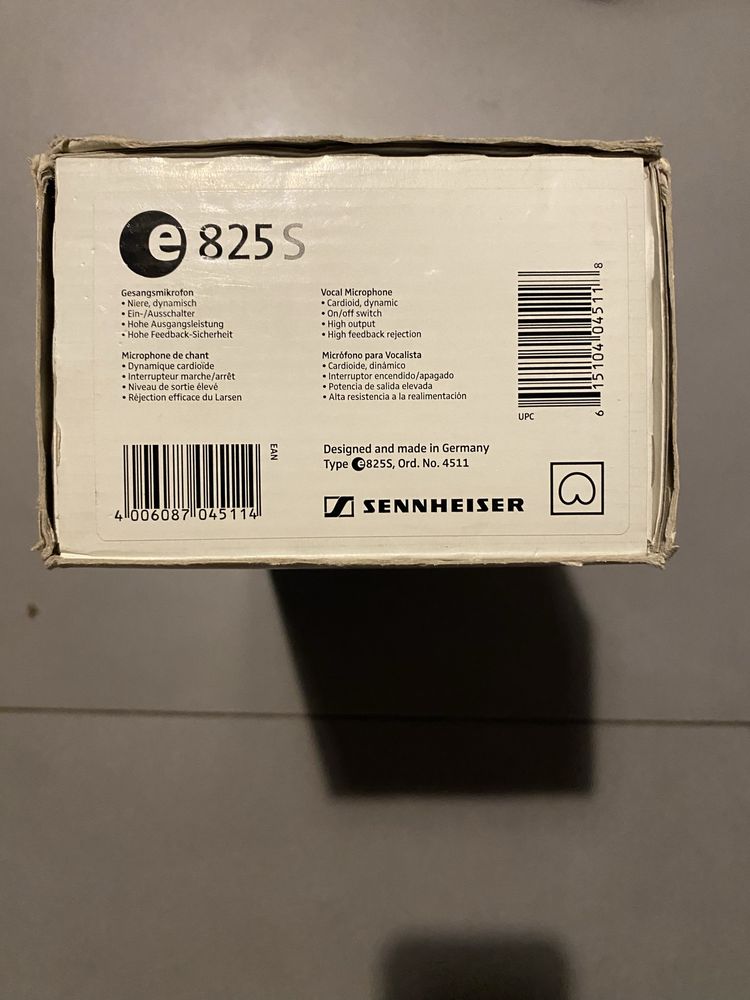 Mikrofon dynamiczny Senheiser e 825s