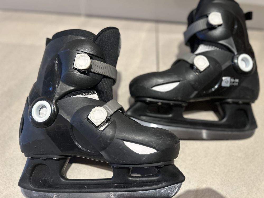 Łyżwy dziecięce Oxelo Decathlon r. 32-34 (20-21,5)