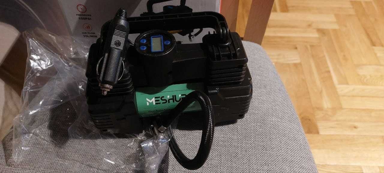 MESHUBA 12V przenośny kompresor do pompowania opon