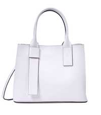 Virginia Conti Кожаная сумка А4  Италия біла жіноча сумка