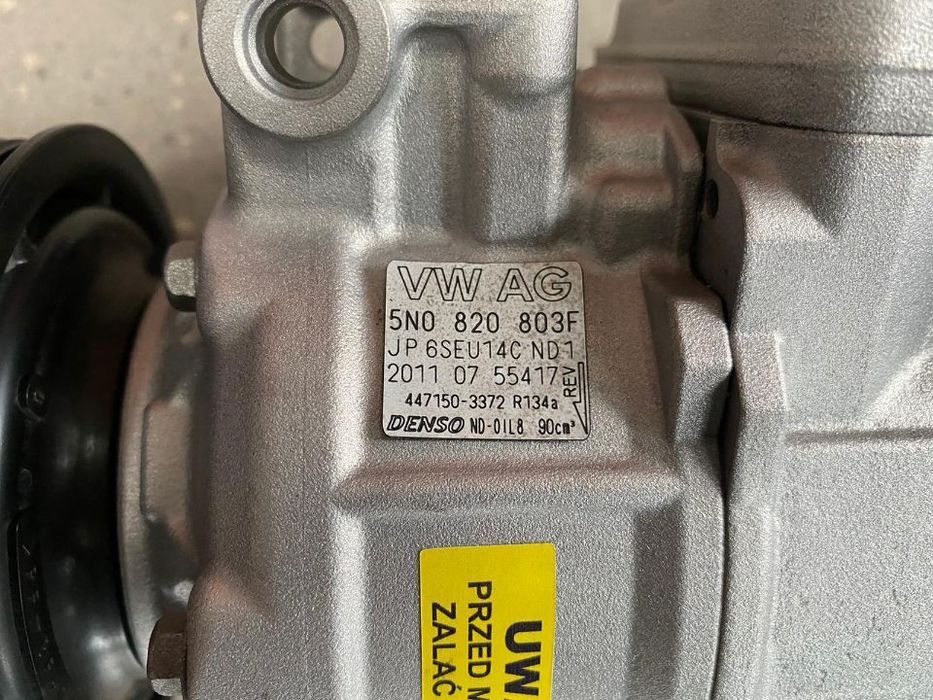 kompresor klimatyzacji vw golf tiguan 1.6tdi 2.0tdi 5nf 5n0