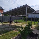 Автомобильный навес 6х6 метра односкатный SHELTER, БЕСПЛАТНАЯ ДОСТАВКА