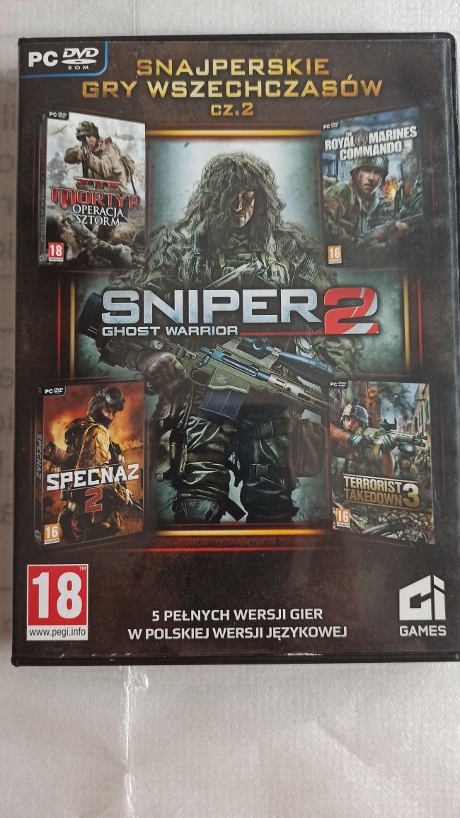 Sniper 2 Ghost Warrior + steelbook jak nowy. Pc/dvd