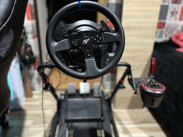 Kierownica thrustmaster t300rs+shifter th8s+hydro+button box +obrecz