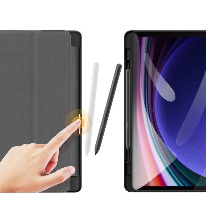 Etui Z Podstawką Dux Ducis Domo Samsung Galaxy Tab S9 Fe - Czarne