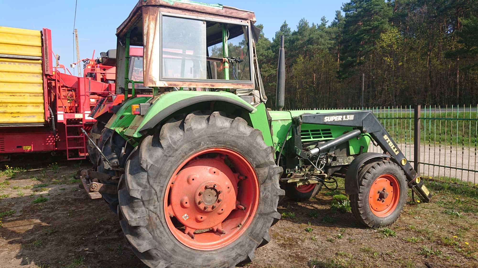 ciągnik rolniczy Deutz D7206 z turem