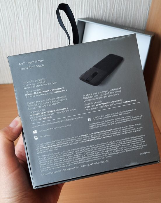 Бездротова мишка Microsoft Arc Touch Mouse Bluetooth ноутбук компьютер