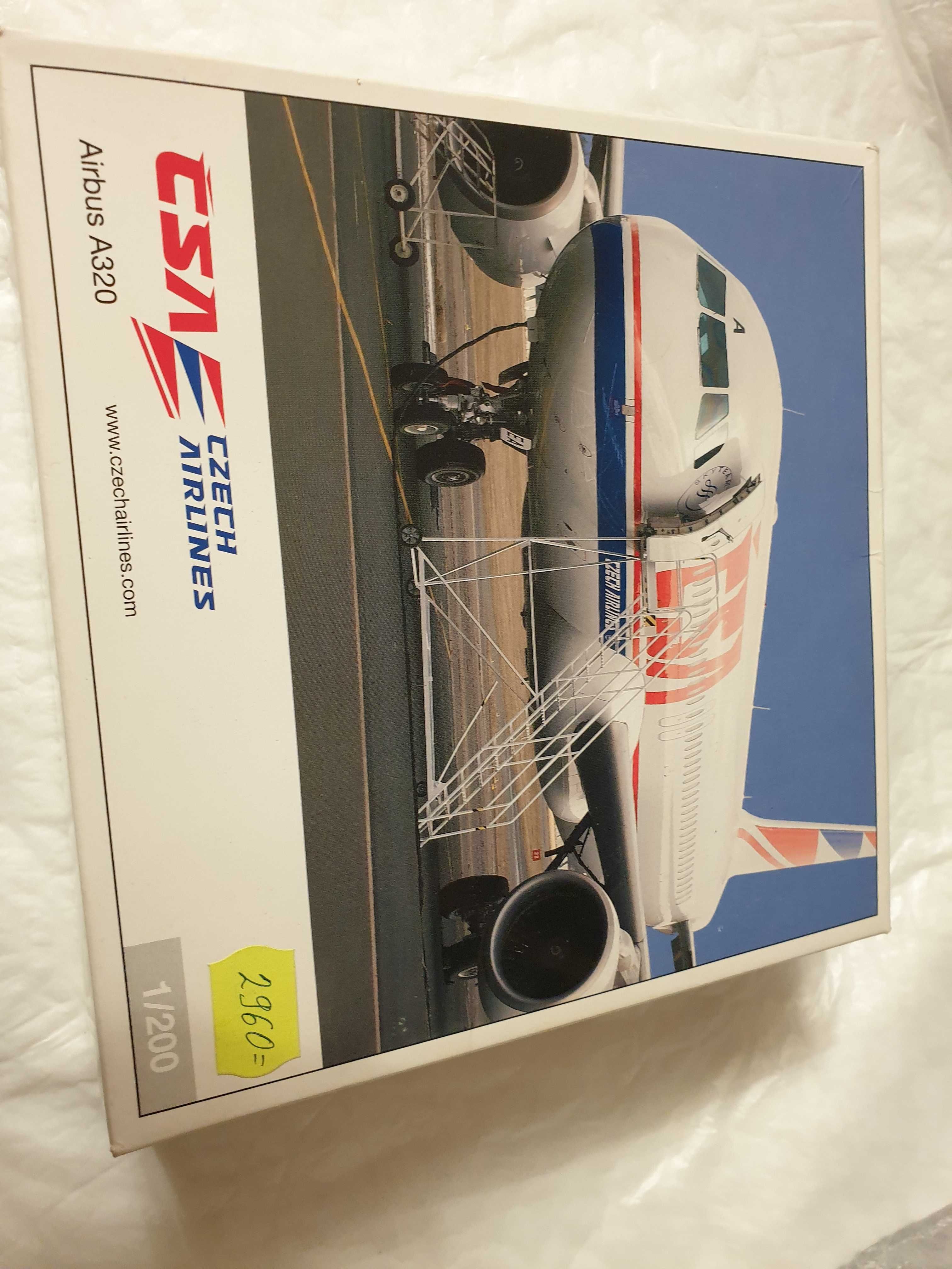 1/200 Herpa 551151 CSA Chech Airlines Airbus 320