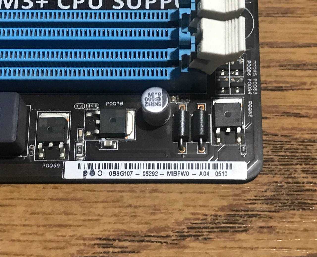 Комплект: M5A78L-M LX AM3+, AMD fx 6300, 2 планки DDR3 8gb 1600 mhz