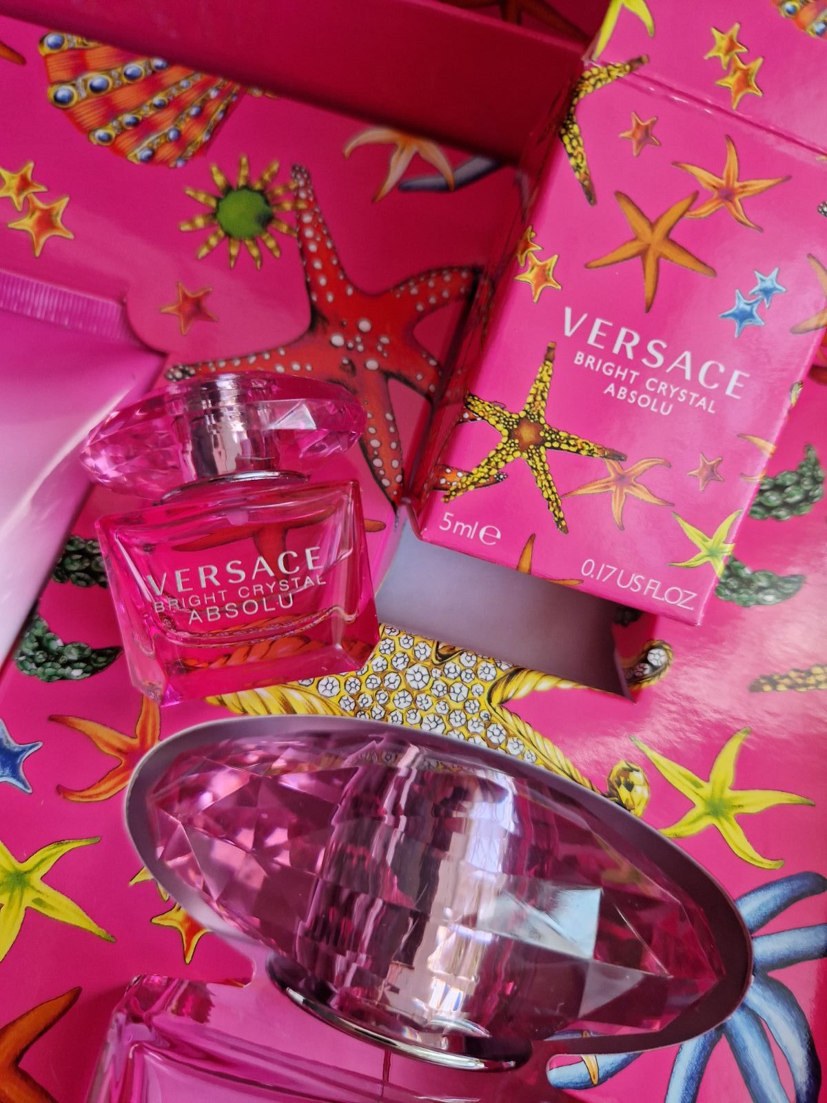 Подарунковий набір Versace Bright Crystal Absolu оригінал парфуми батч