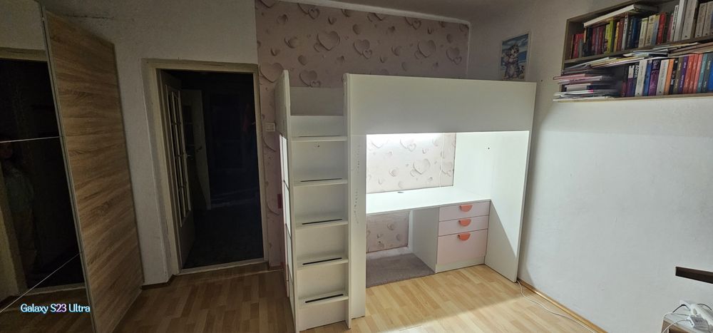 Łóżko piętrowe ikea smastad