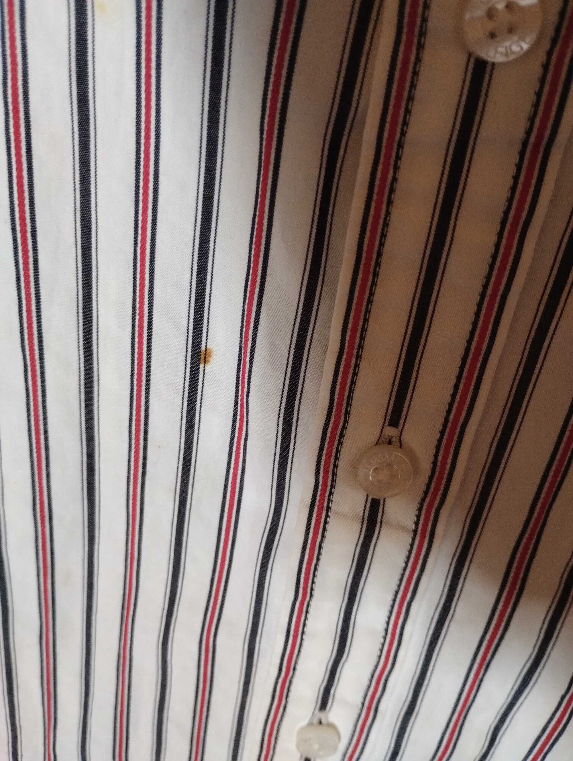 3 sztuki Koszule męskie 3x TOMMY HILFIGER PIERRE CARDIN zestaw S / M