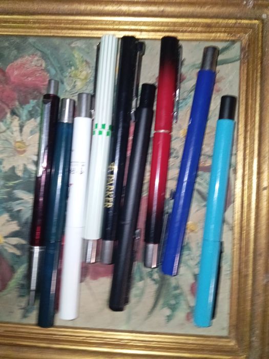 Lote de canetas Parker sem tinta