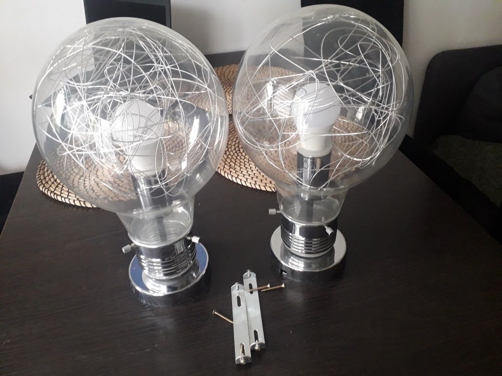 2x Lampa WOFI żarówka 21x37 cm bdb Obi