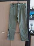 Męskie spodnie Wrangler Brushed Texas (zielone, W34 L30) - stan idealn