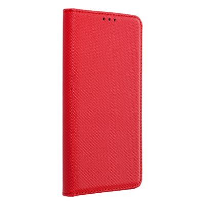 Etui Z Klapką Magnet Samsung Galaxy M34 5G Czerwone + Szkło 9H