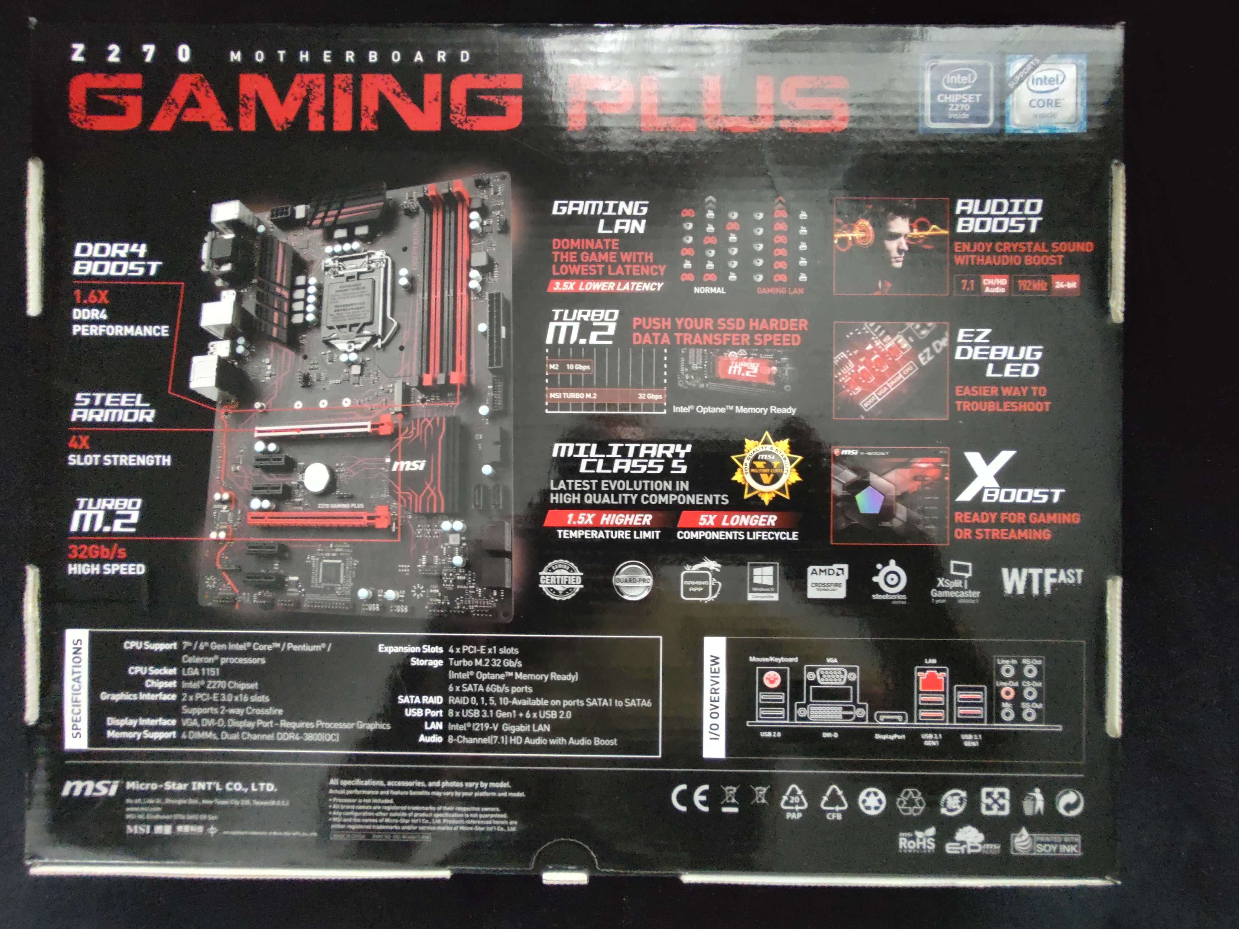 intel i5 7600k z chłodzeniem plus płyta