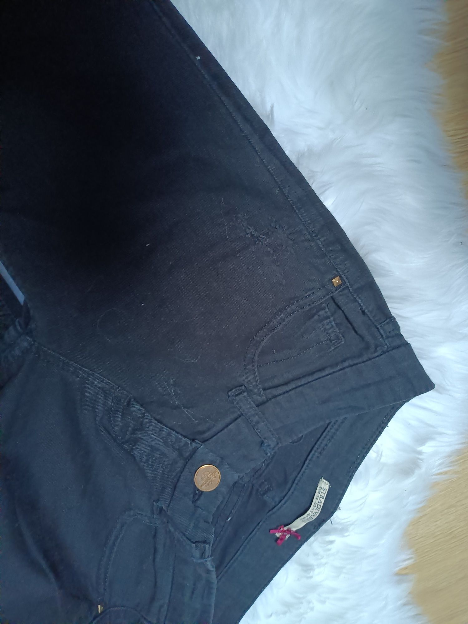 Czarne skinny rurki