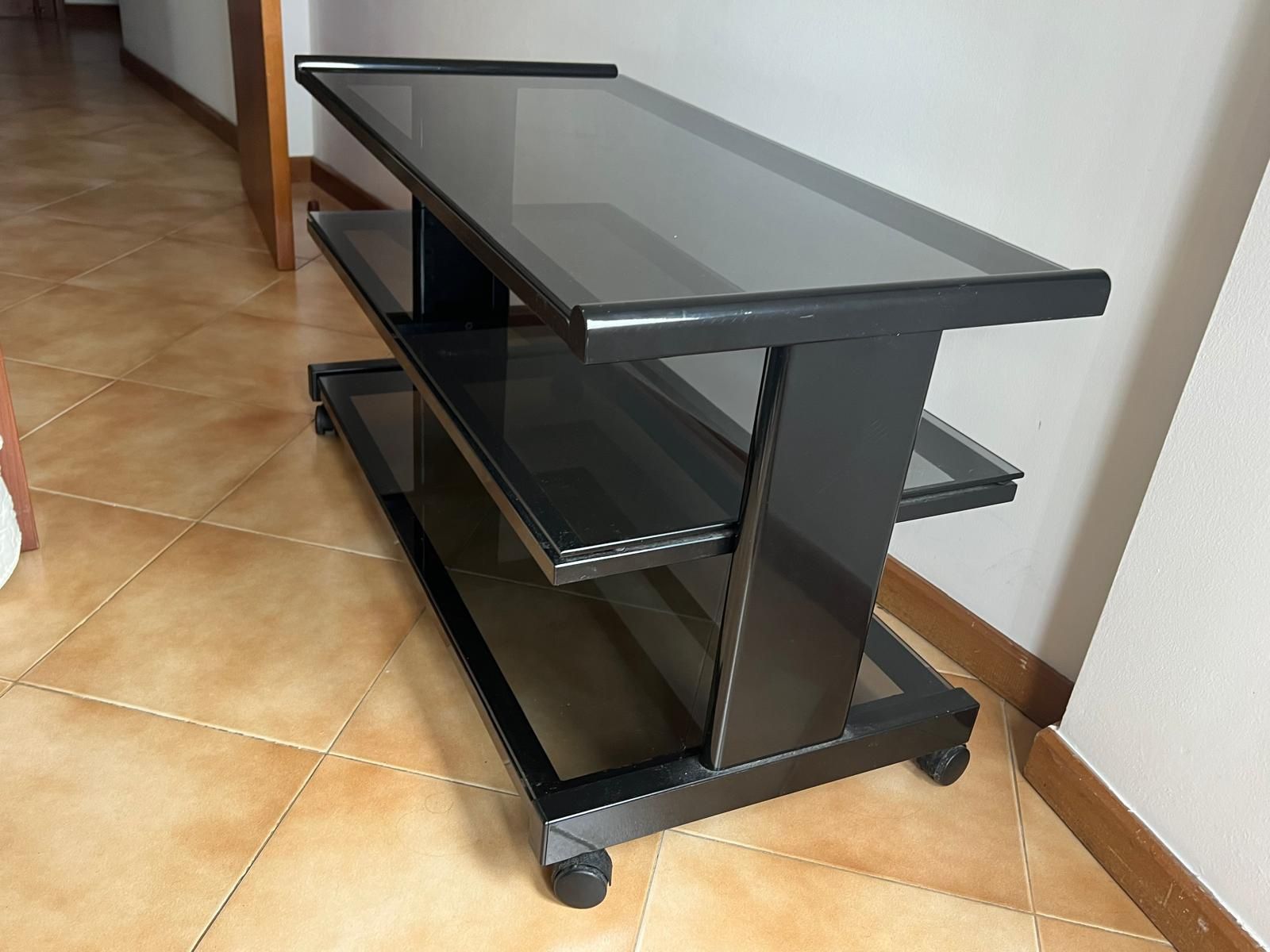 Mesa sala TV em vidro