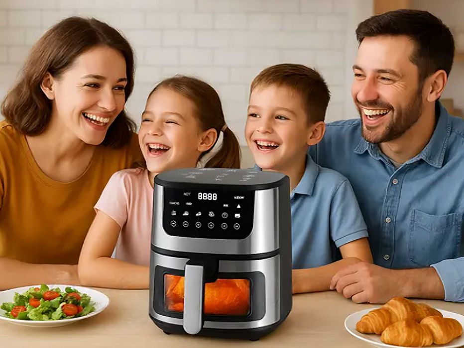 Аерогриль аерофритюрниця  мультипіч  Rainberg RB-2268 4200 W / Фритюр