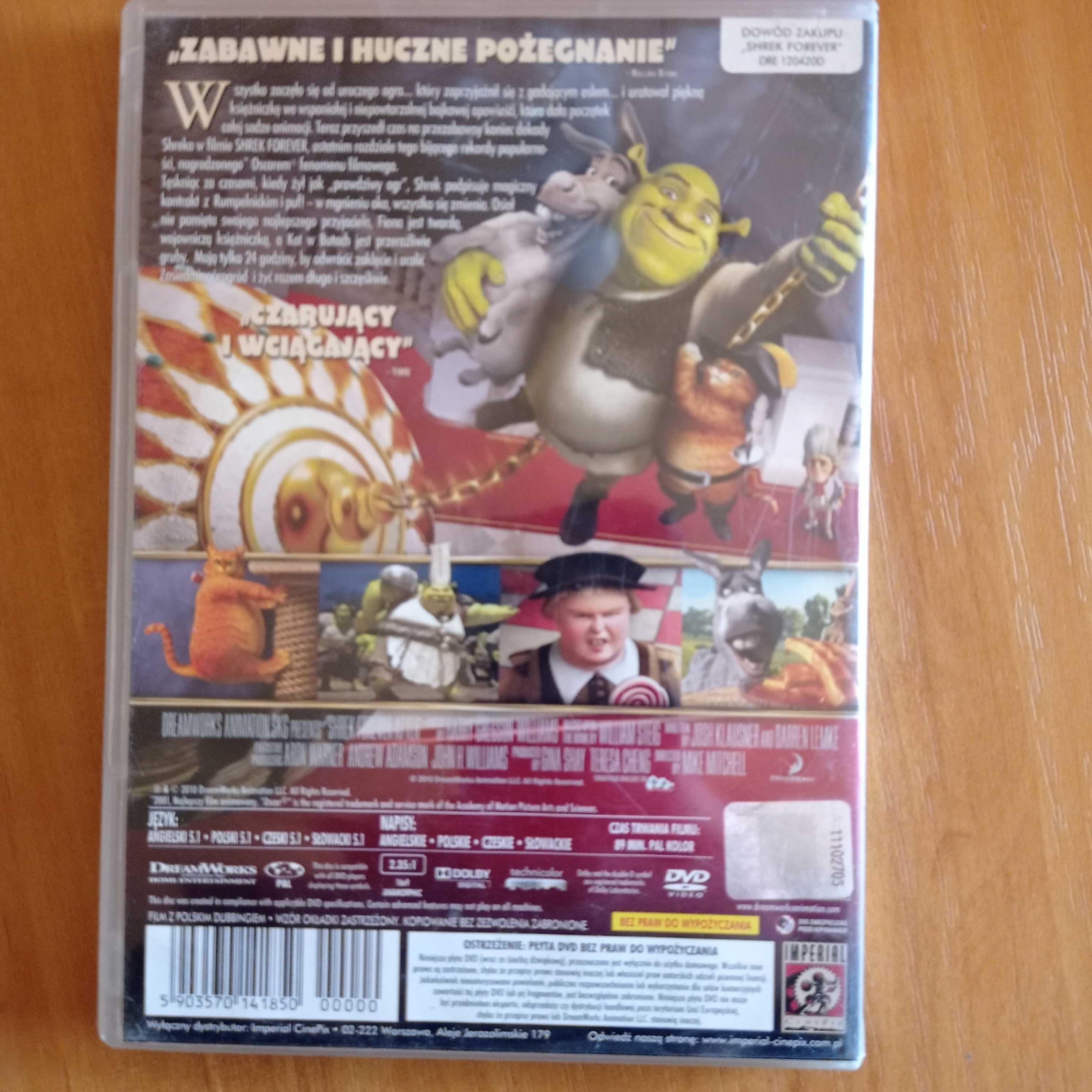 Film Shrek Ostatni rozdział płyta DVD 89min Dream Works