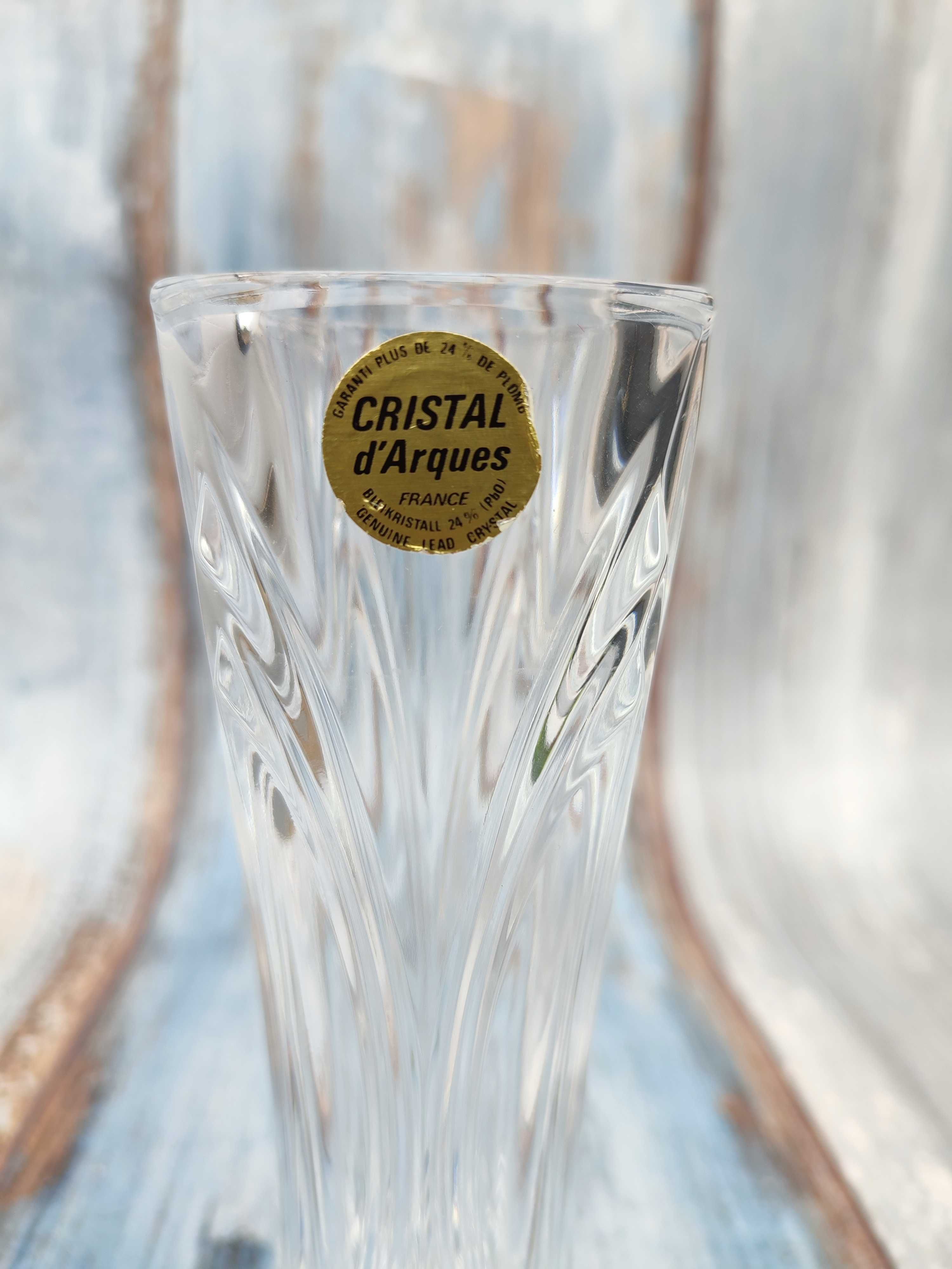 Kryształowy Wazon Crystal Arques France - Vintage