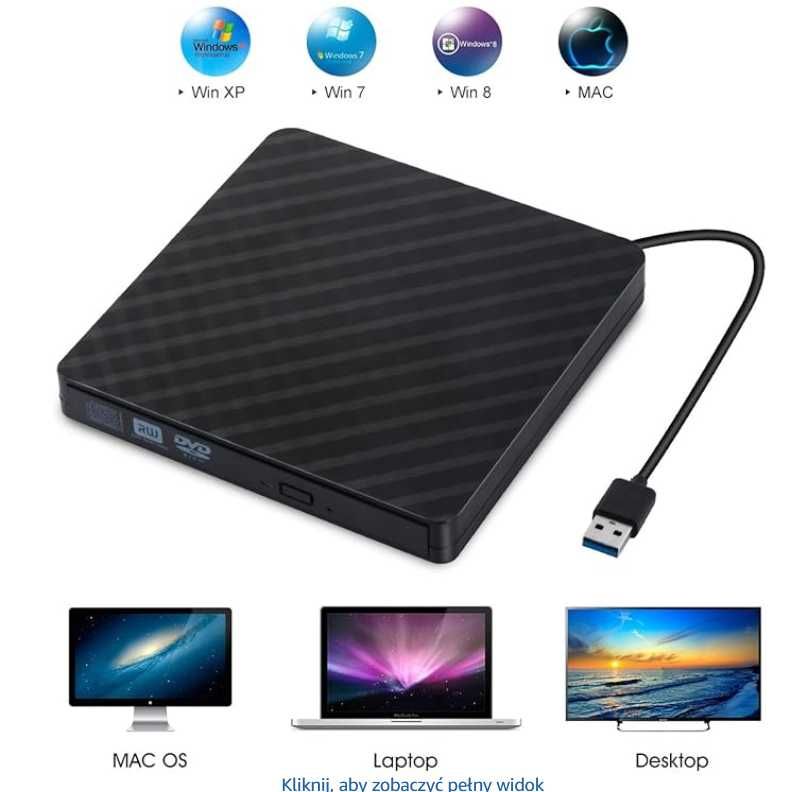 Nagrywarka DVD Aulek,  USB-A , USB-C