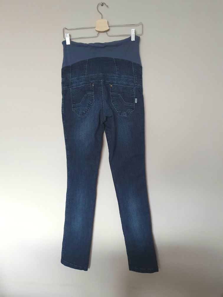 Spodnie jeansy ciążowe  r. S rozciągliwe