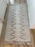 Kremowy chodnik boho 70 x 14O