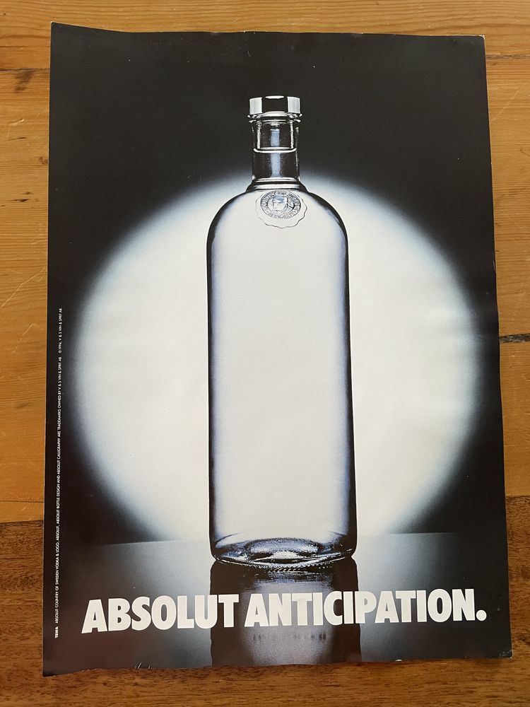 Cartazes Absolut Vodka Publicidade Vintage