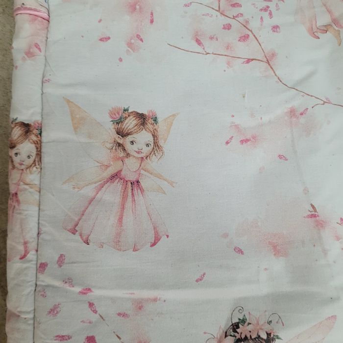 Sliczny ocieplany spiworek Minky wróżki 82/45cm. Idealny na 6-15 m-cy