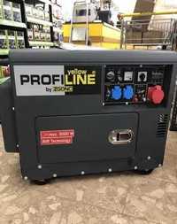 PROFILINE YPL-6000 Генератор дизельний 3 фазы 5 kW с защитным кожухом