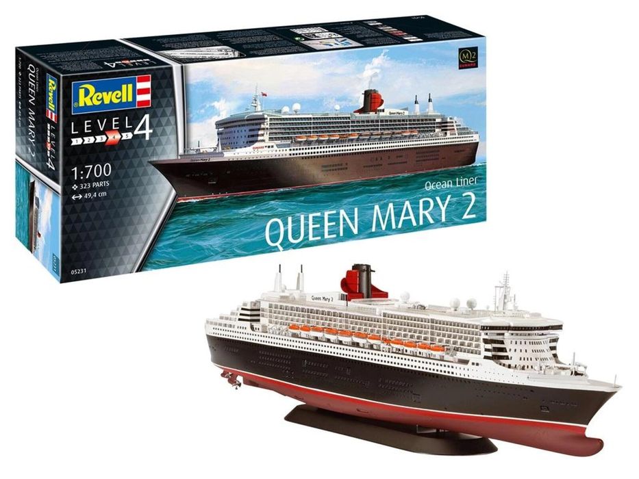 Statek pasażerski Queen Mary 2 Revell oprawa: pudełko
