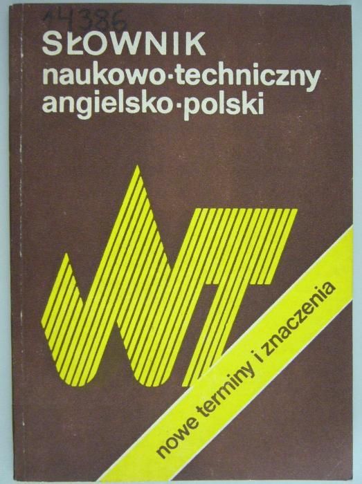 Słownik naukowo techniczny angielsko polski