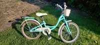 Rower dla dziewczynki seledynowy zielony 20 cali