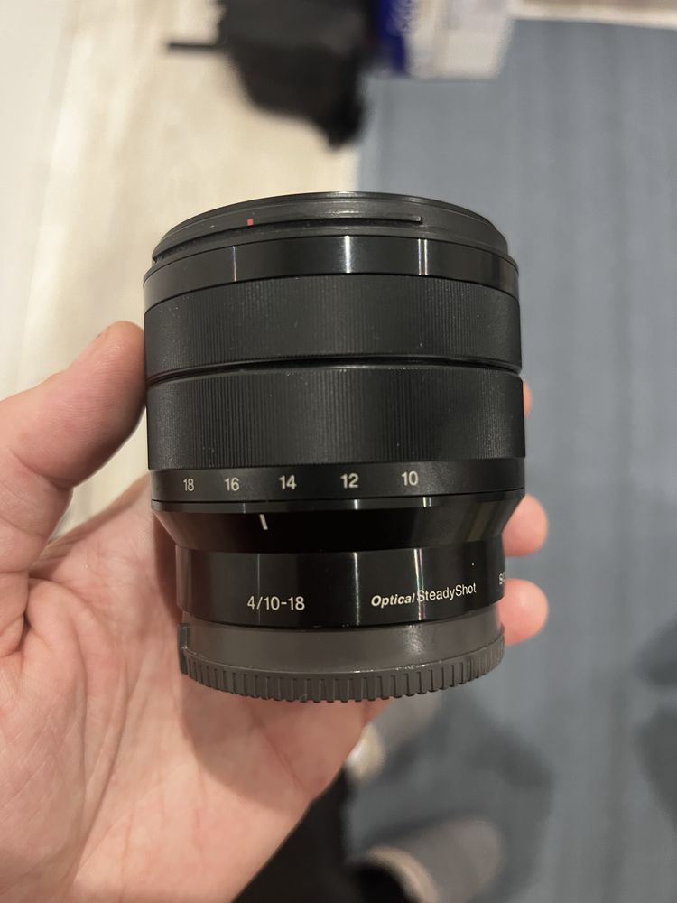 Lente sony 10-18 e-mount f4