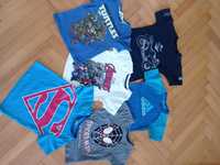 Paka T-shirty chłopiec 92 Adidas, Puma, Marvel, Hulk, Ninja, H&m 92